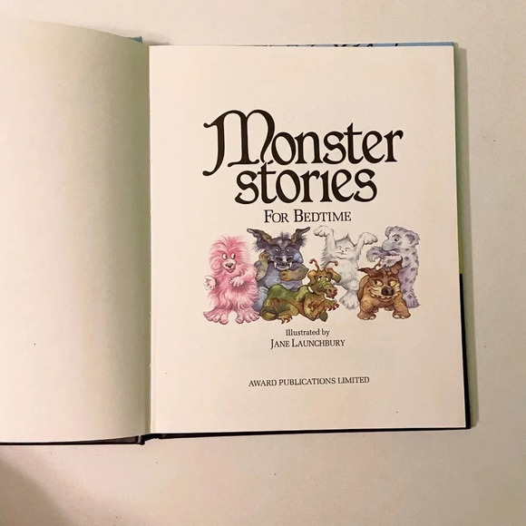 Vintage 1987 Monster Stories for Bedtime Jane Launchbury Award Publication - Picture 7 of 16